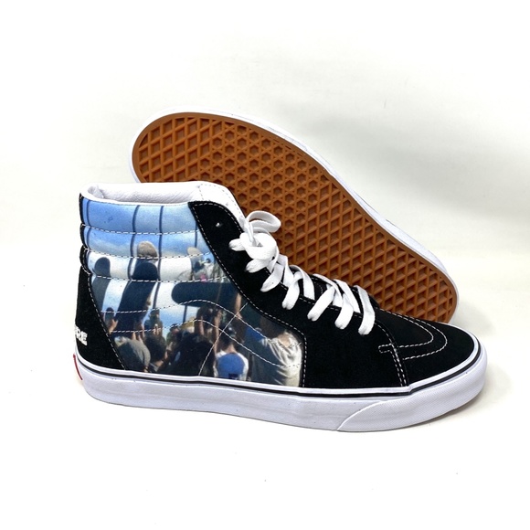 VANS SK8-HI MOCA Frances Black Men’s High Top Suede Canvas Sneakers VN0A5KRHA55 - Picture 5 of 9